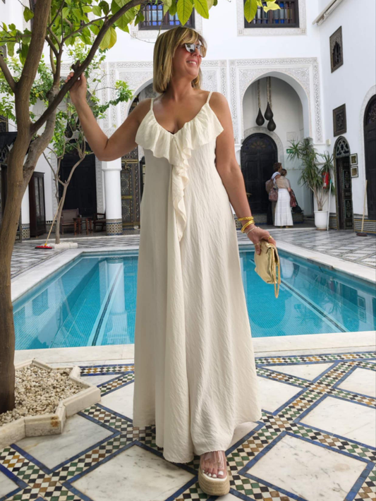 فستان مكشكش