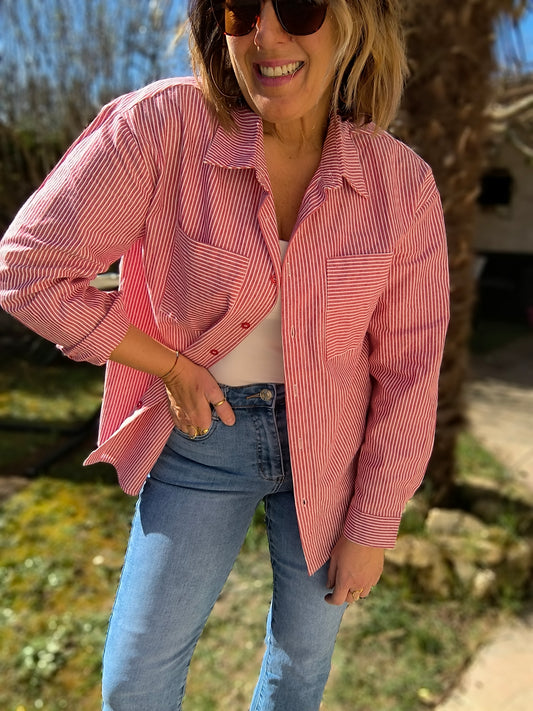 Chemise rayée