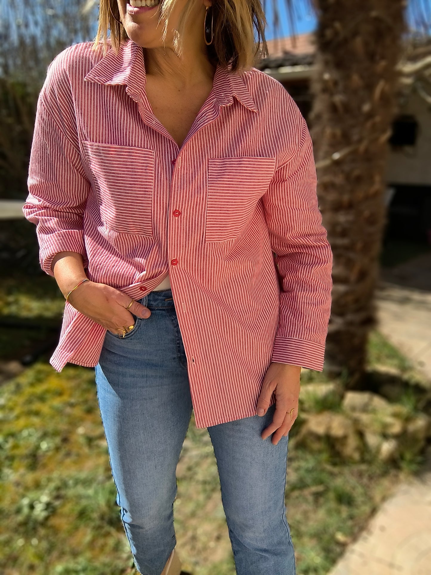 Chemise rayée