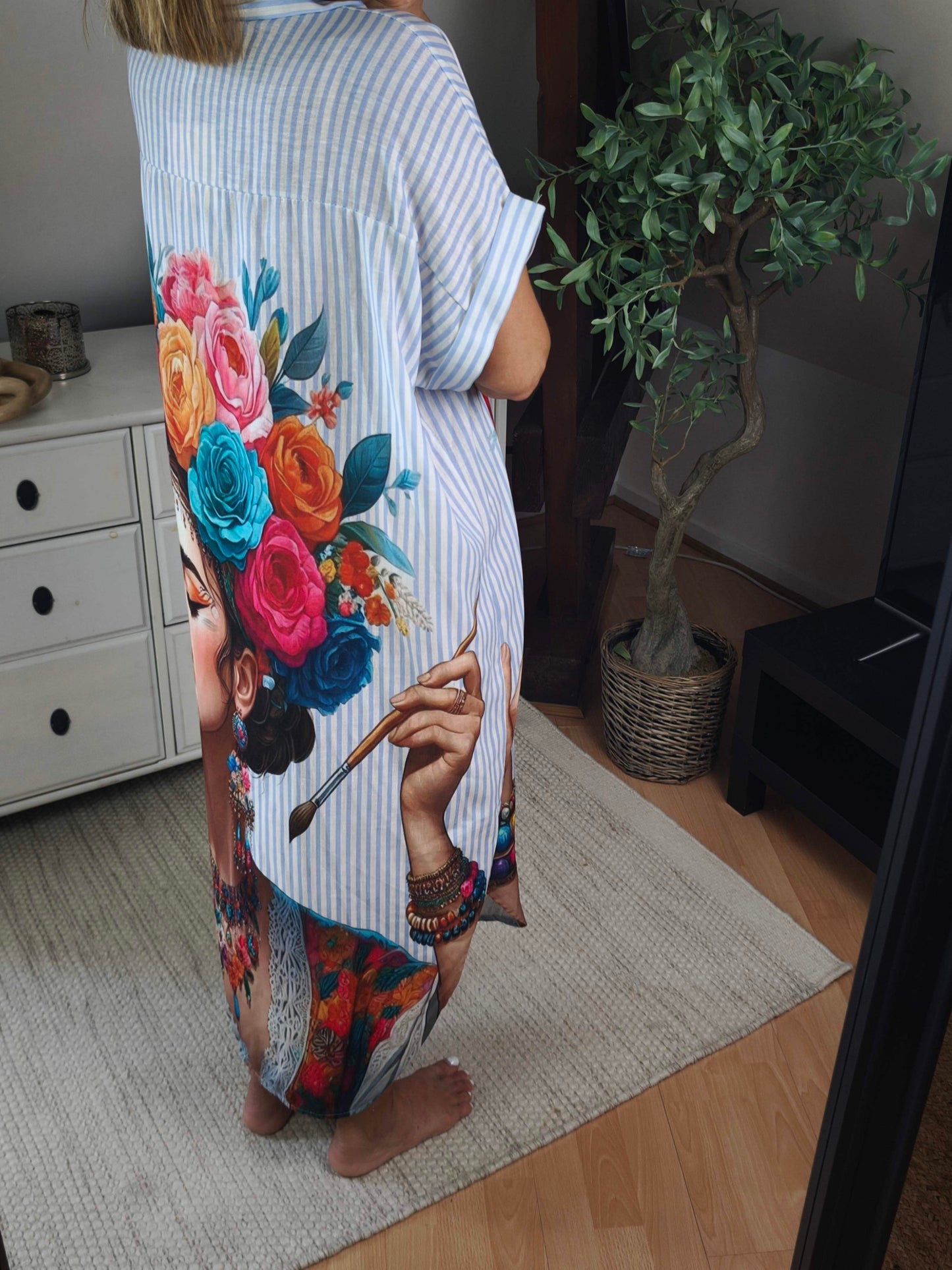 فستان فريدا المزهر 