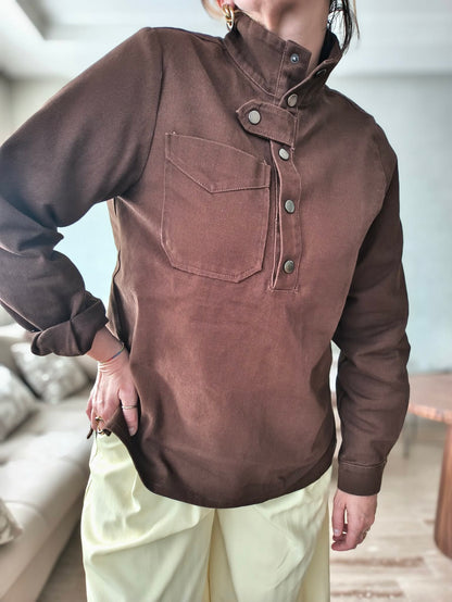 Blouse choco jean