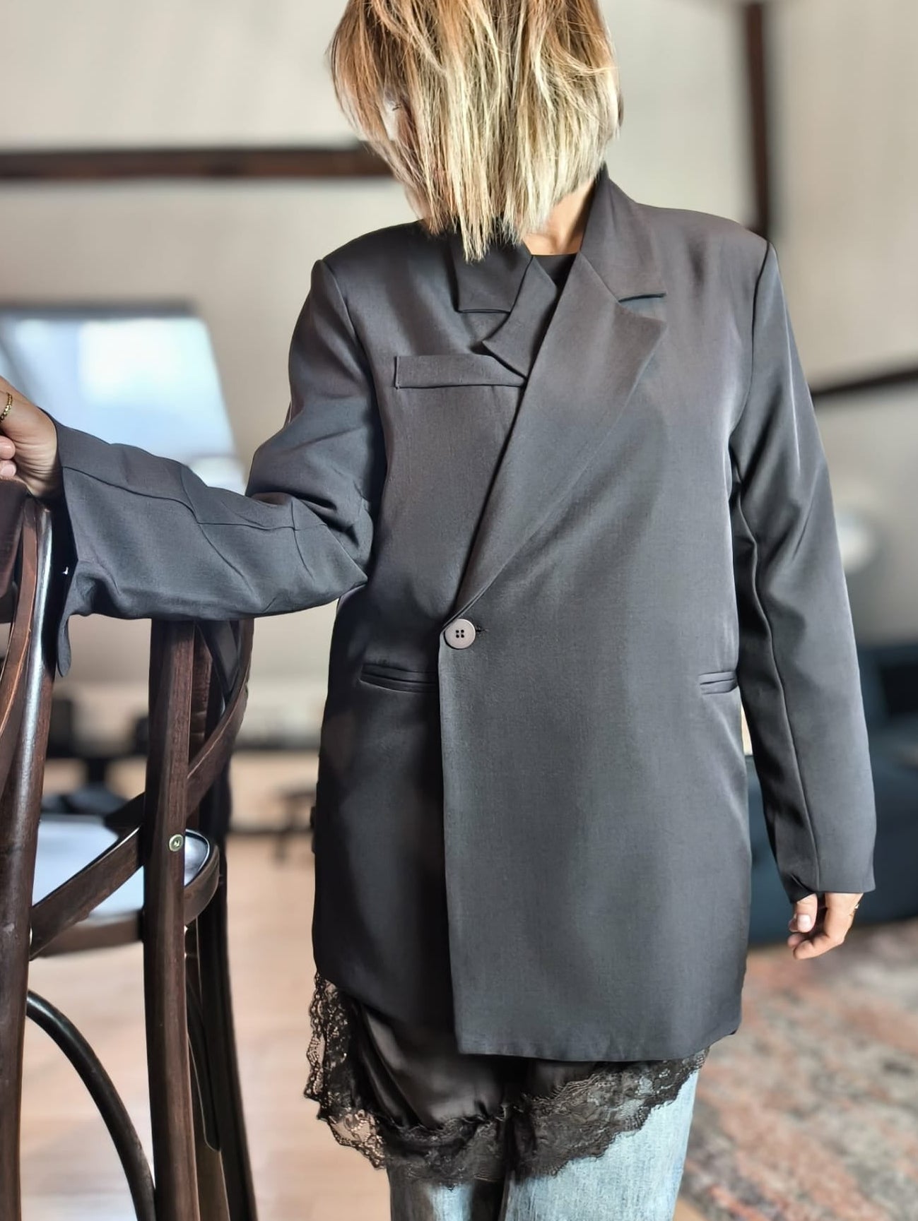 سترة مزدوجة الصدر