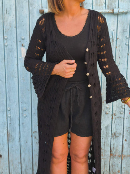 سترة محبوكة 